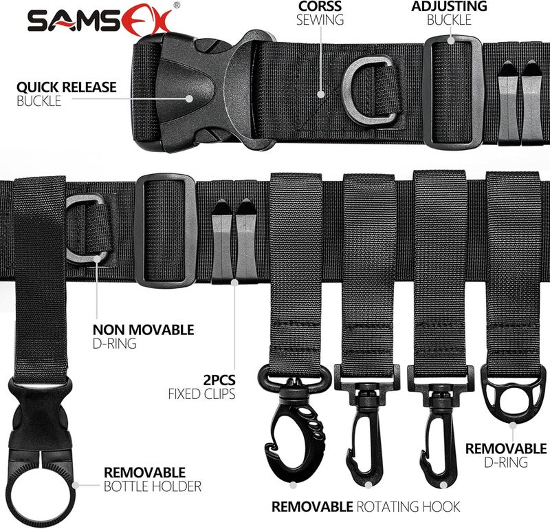 SAMSFX Adjustable Fishing Wader Belt Wading Belts for Surf Casting Kayak Fishing Accessories Waders Straps - Image 4